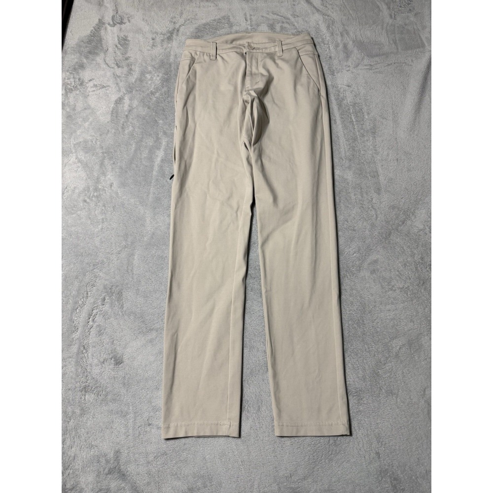 BYLT Everyday Pants 2.0 Mens 28x32 Slim Fit Chino Athleisure Oat
